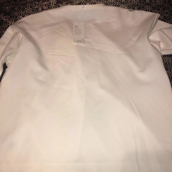 Eileen Fisher Womens Jacket White Ivory Size Small Roundneck Ponte Flex $298 - Picture 4 of 8